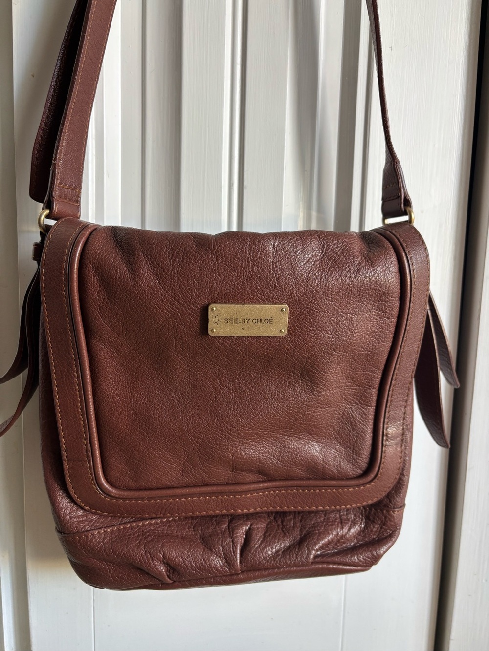 See by Chloe brown shoulder bag